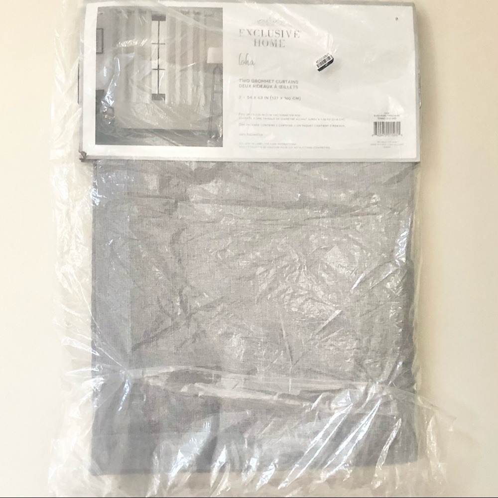 Exclusive Home 2 Grommet Curtain Panels 54" x 63"